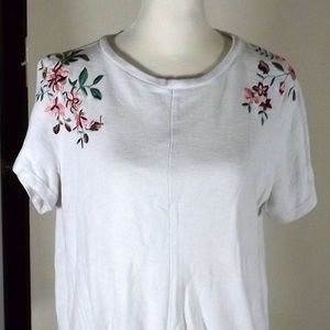 White Knit Shirt Size M